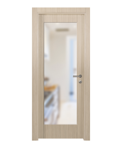 BY-236C Porte intérieure Laqué ou Placage Pvc Vitrée